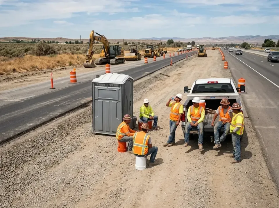 highway-road-construction-crew-007 — frequently asked questions, Porta Potty and Restroom Rentals in Seneca, KS